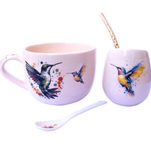 Combo Tazón y Mate Colibrí
